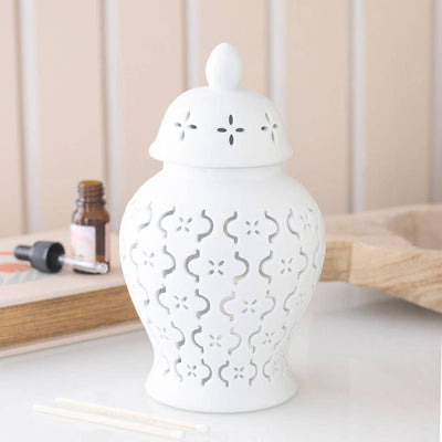 Moroccan Lantern Cut Out Oil Burner and Wax Warmer