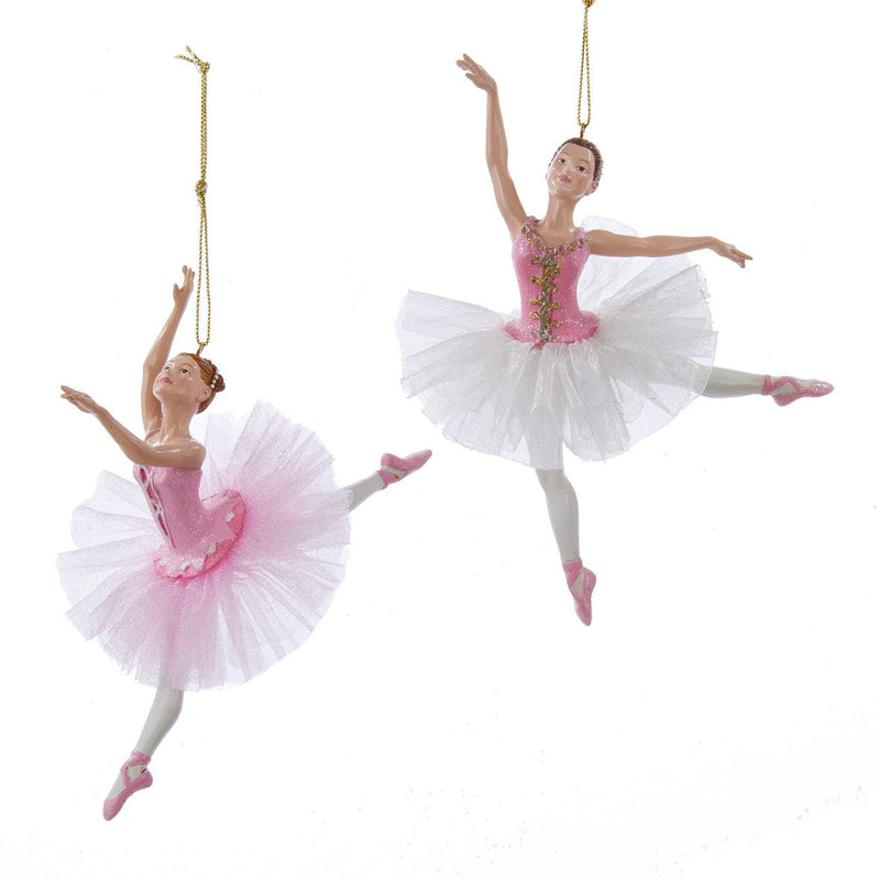 Pink Ballerina Ornament | Putti Christmas Decorations