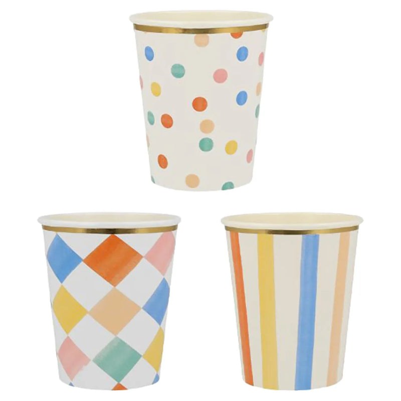 Colorful Pattern Paper Cups