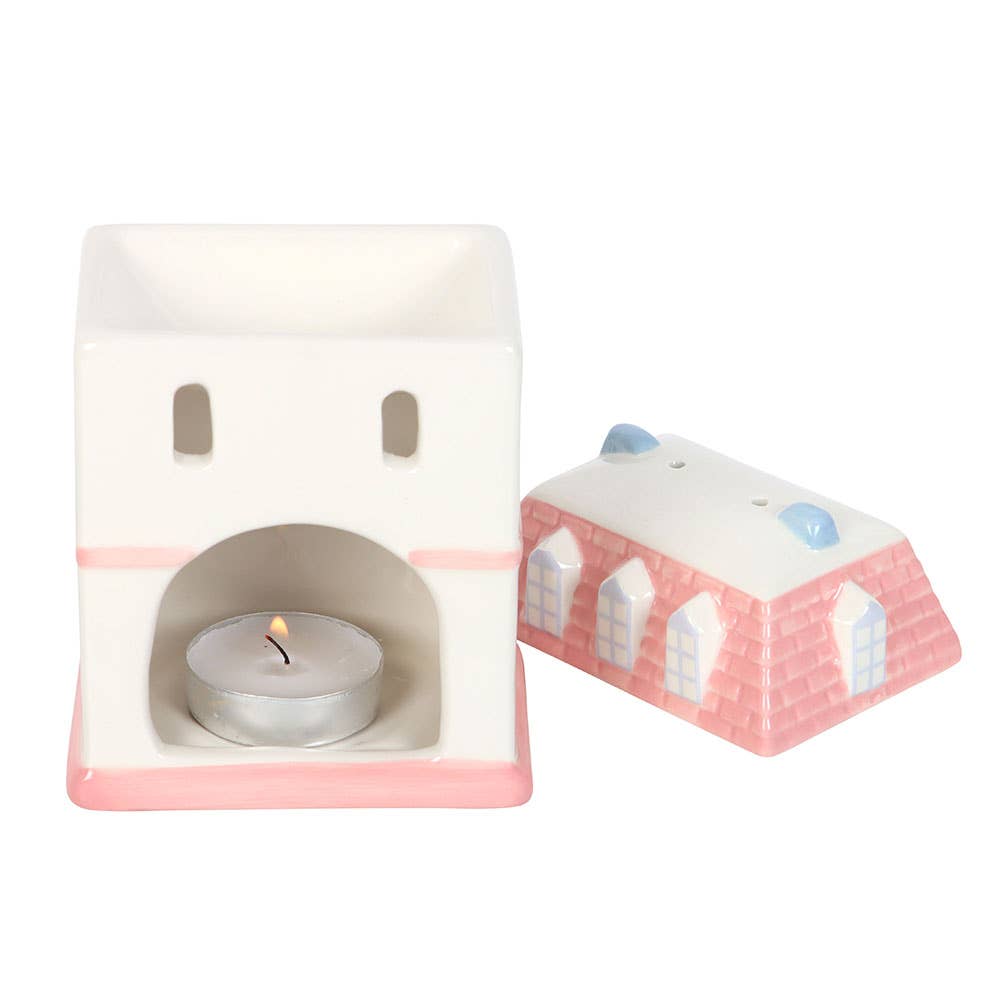 Pastel House Oil Burner and Wax Warmer