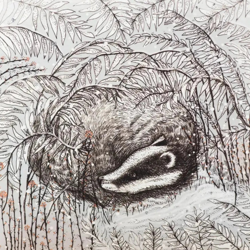 Badger Greeting Card | Putti Fine Furnishings