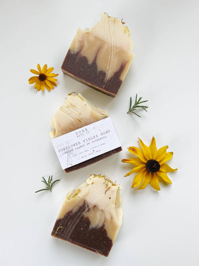 Soak Bath Co. Sunflower Fields Soap Bar