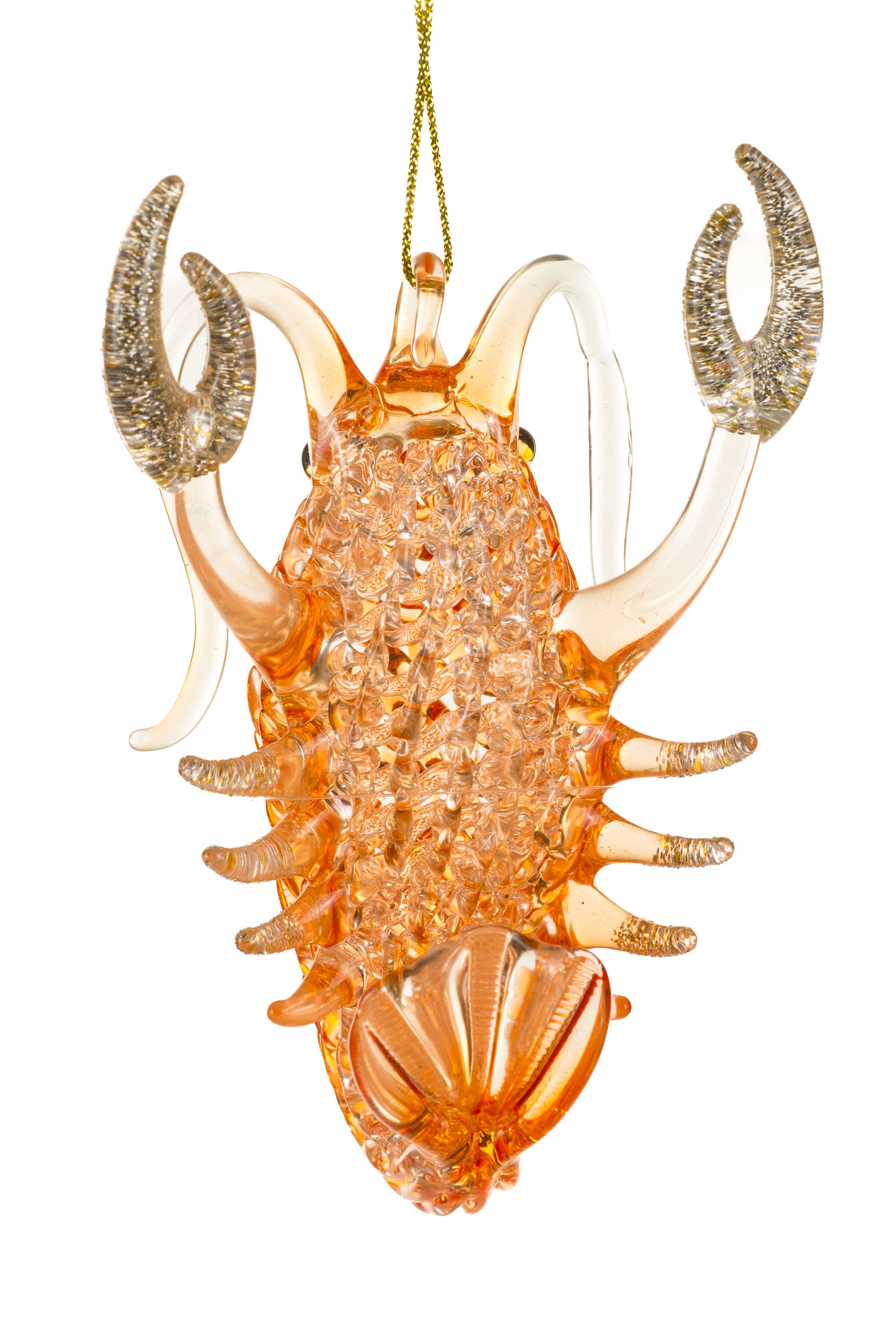 Orange Crayfish Ornament