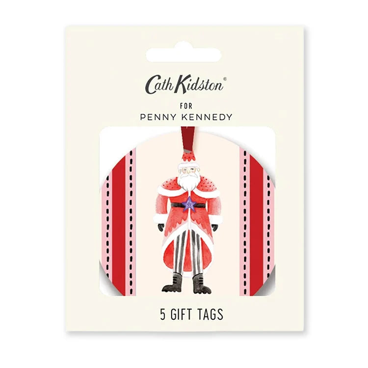 Nutcracker Stripe Christmas Gift Tags