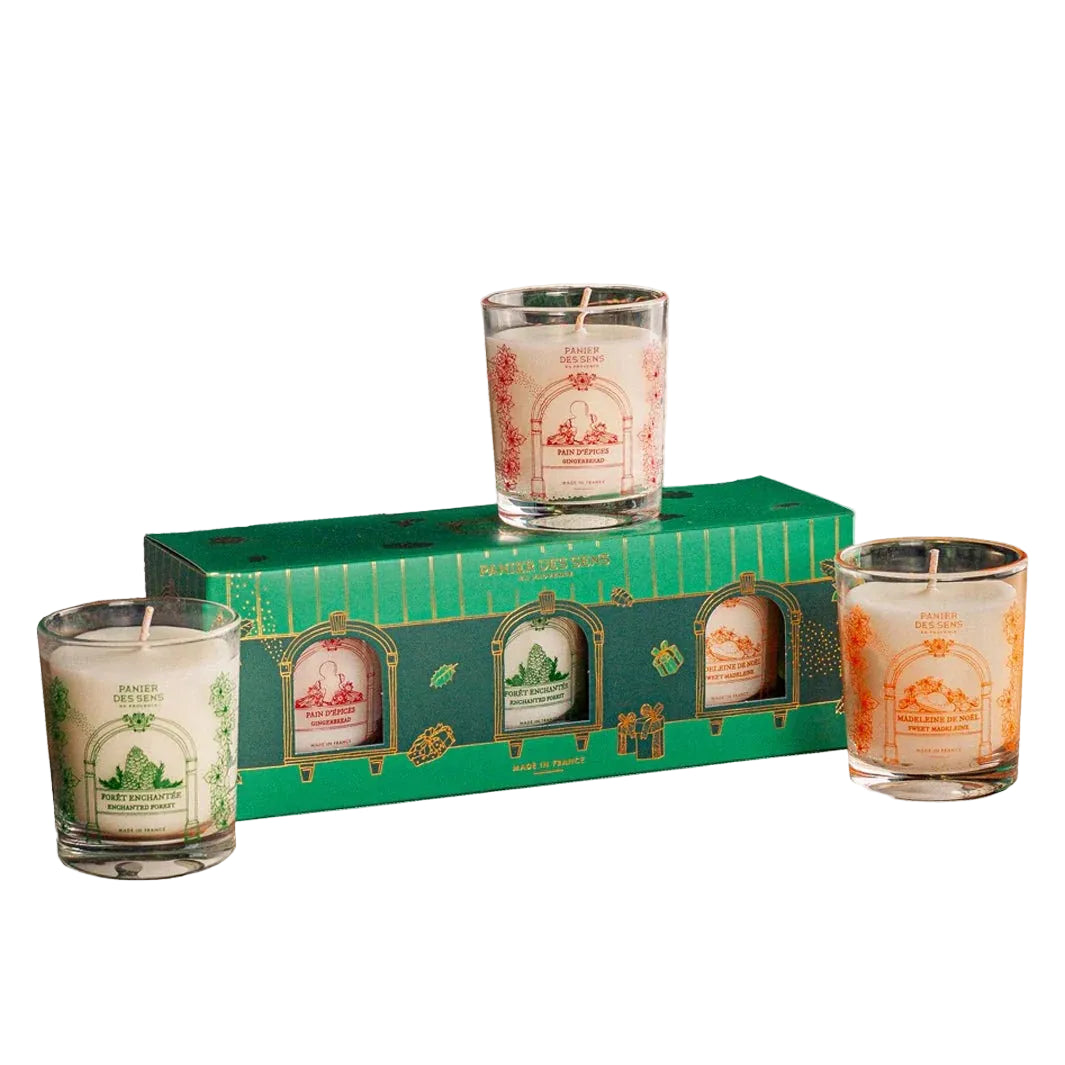Set of 3 Christmas Candles