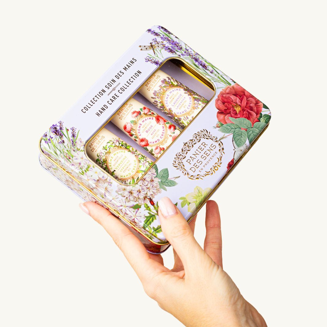 Panier des Sens Hand care gift set - Verbena, Rose, Lavender 3 x