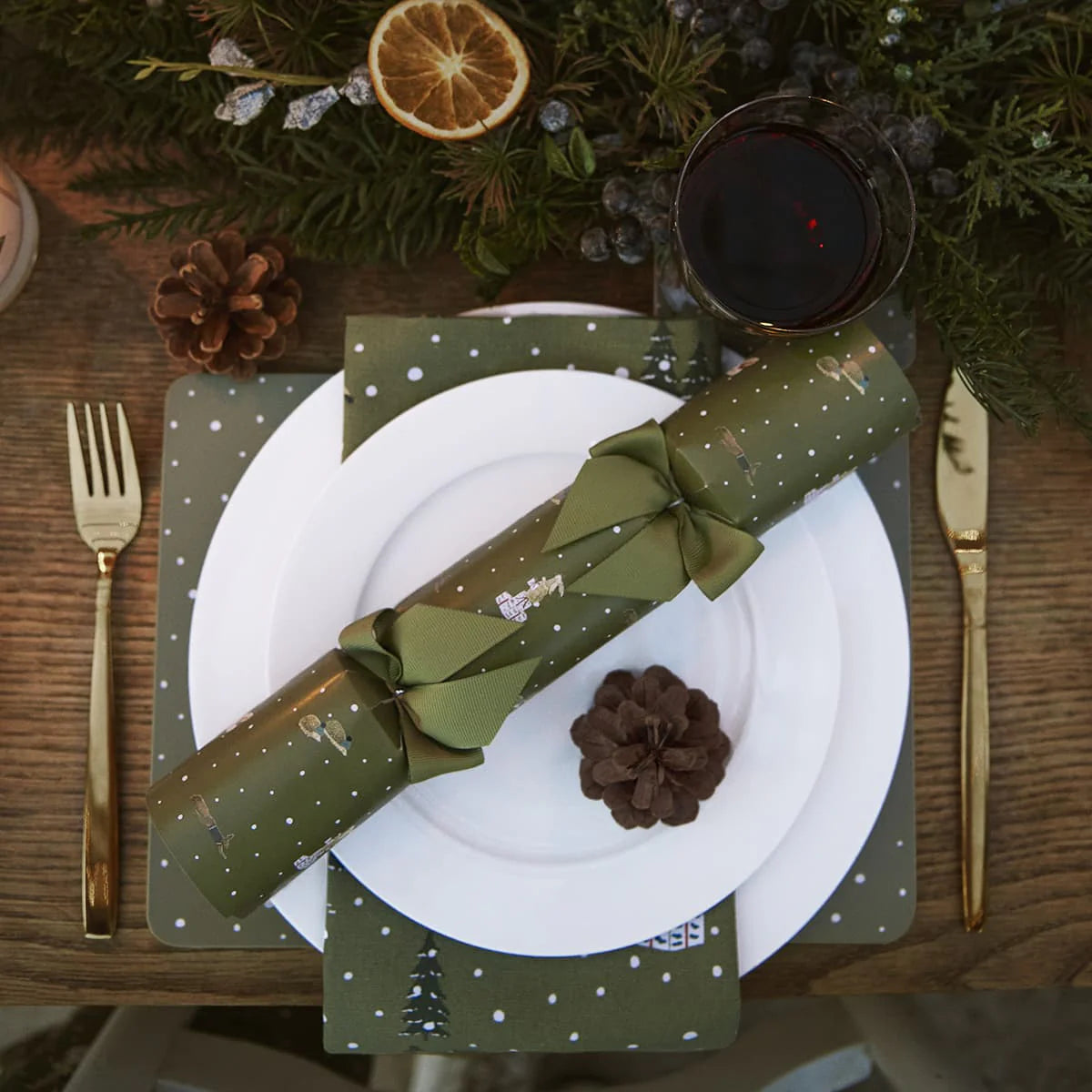 Sophie Allport "Festive Forest" Lunch Placemat Set of 4 | Putti Fine Furnishings