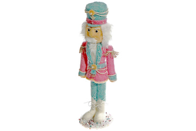 Wool Candy Nutcracker Figure