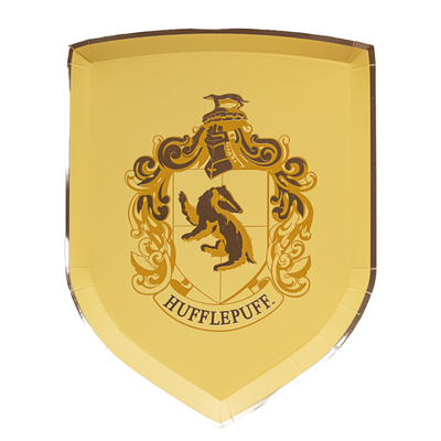 Bonjour Fête Harry Potter Gold House Pride Paper Plates - Small