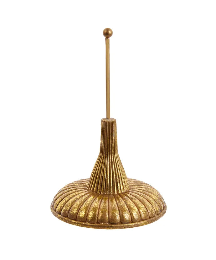 Gold Finial Holder