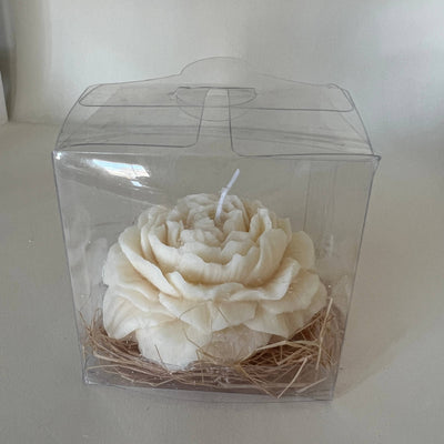 Peony Flower Candle