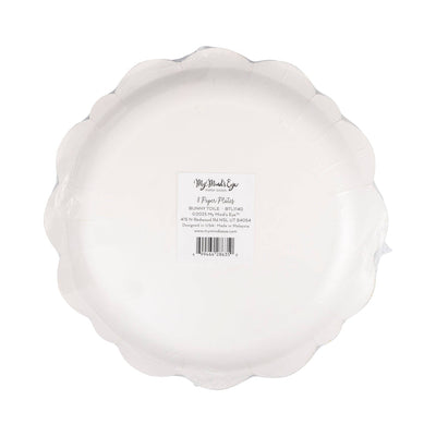 Bunny Toile Paper Plates