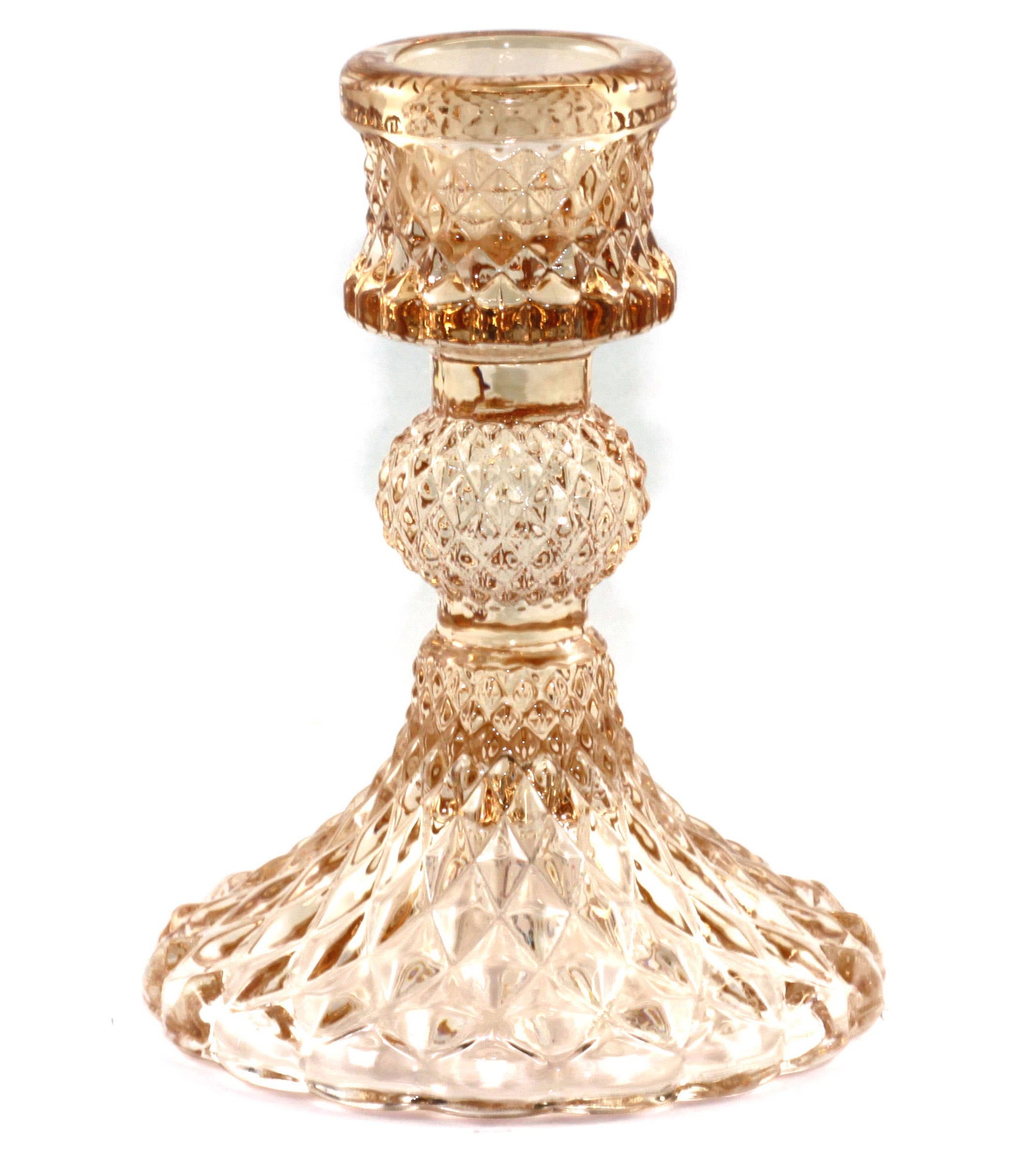 Bella Pillar Candle Holders – Bronze