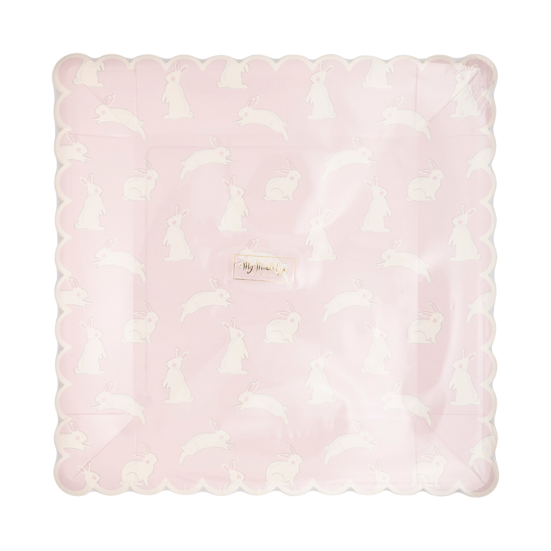 Bunny Pattern Paper Plate