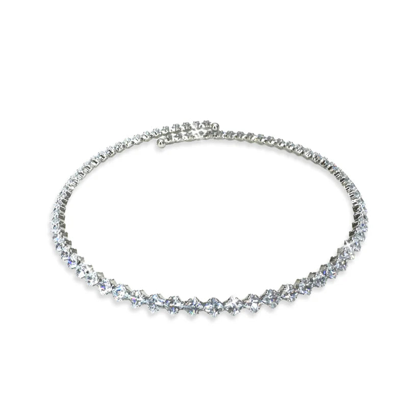 Jacquline Kent Ice Blue Crystal Choker