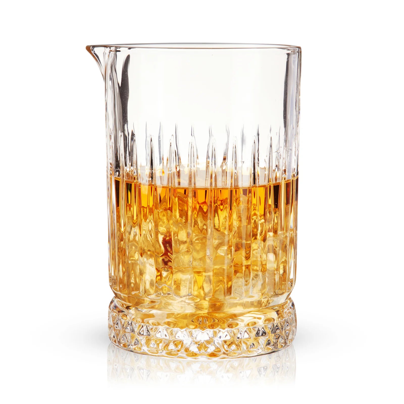 Viski Small Cut-Crystal Mixing Glass