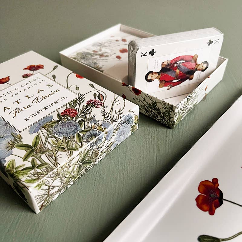 The Flora Danica Atlas Playing Cards