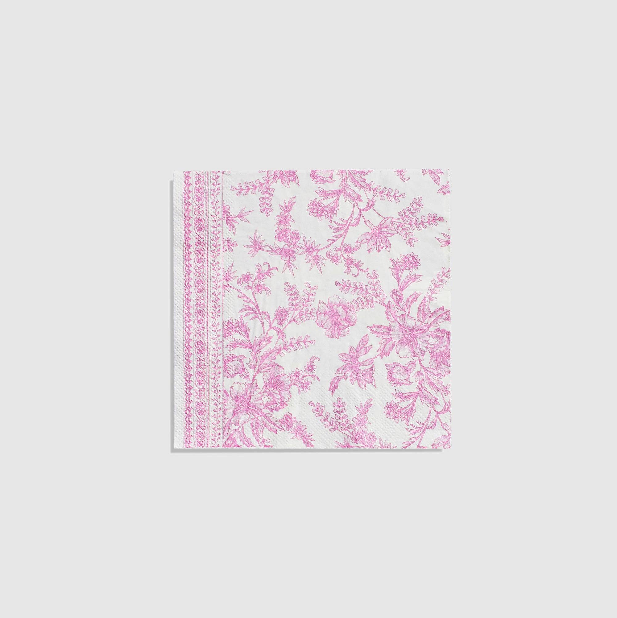 Coterie Party Supplies - Pink Toile Large Napkins (25 per pack)