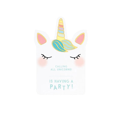Unicorn Party Invitations