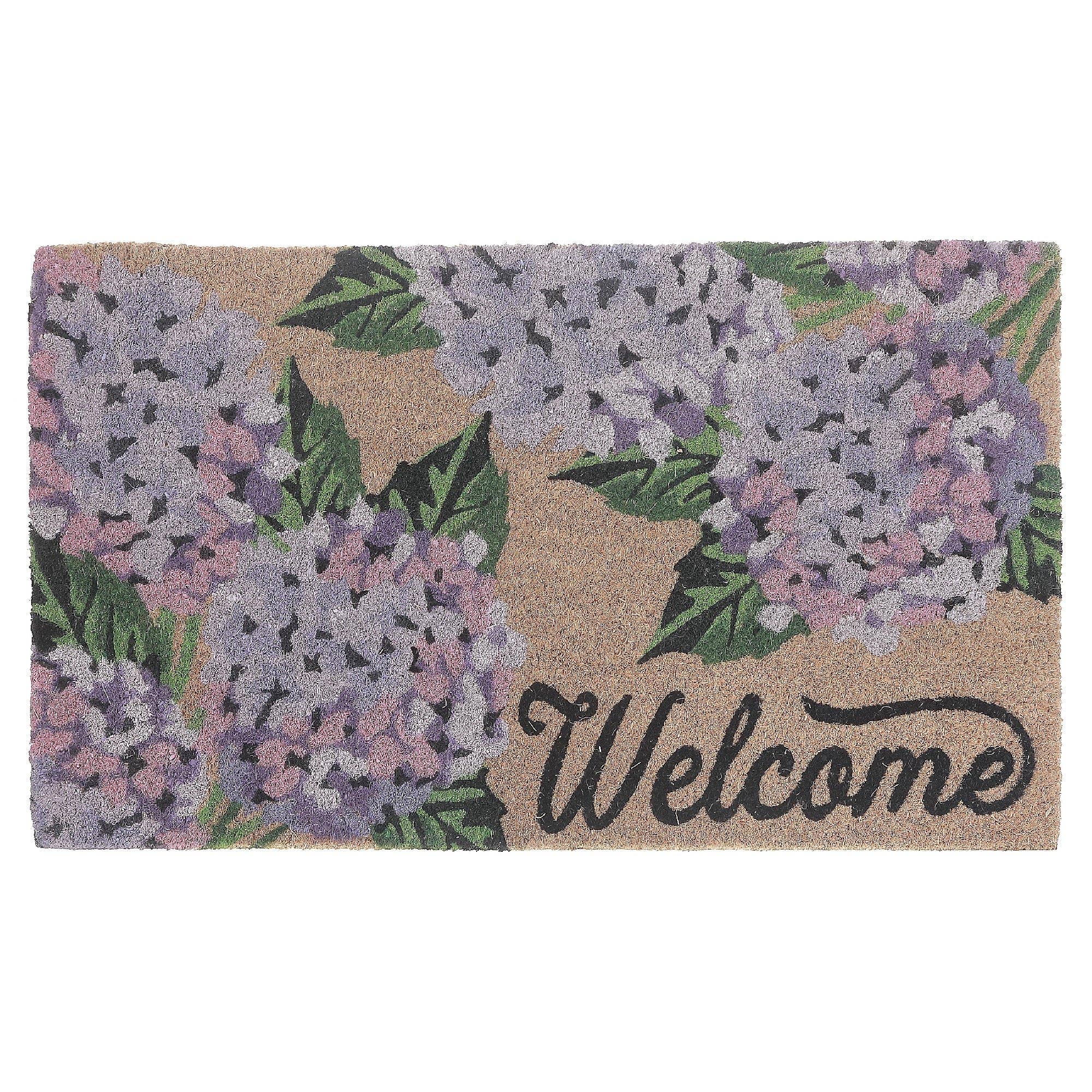 Hyrangea 'Welcome" Doormat