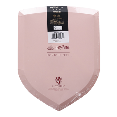 Bonjour Fête Harry Potter Gold House Pride Paper Plates - Small