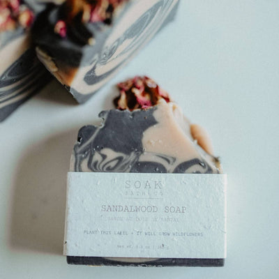 Soak Bath Co. Sandalwood Soap Bar