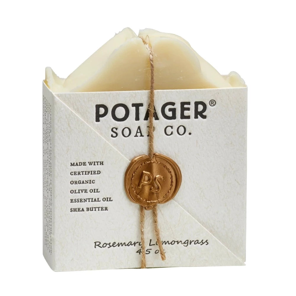 Potager Soap Company Handmade Organic Soap - Rosemary Lemongrass | Putti 
