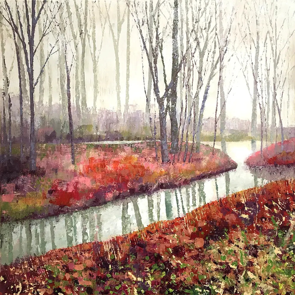 Susan Entwistle Misty Morning Greeting Card | Putti Celebrations