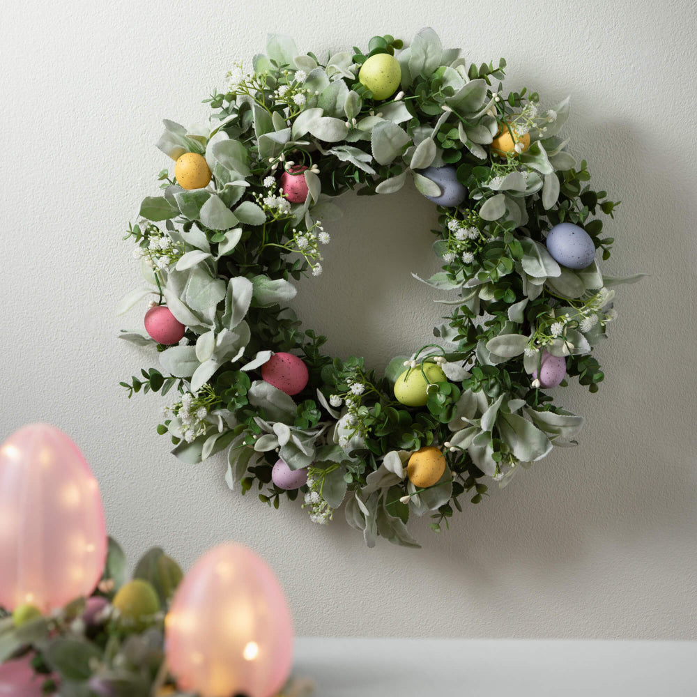 Sullivans Egg Foliage Wreath | Putti Fine Furnishings Easter