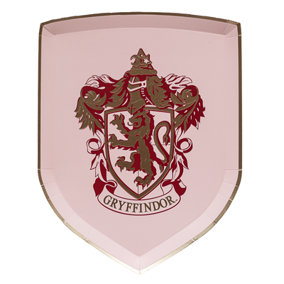 Bonjour Fête Harry Potter Gold House Pride Paper Plates - Small