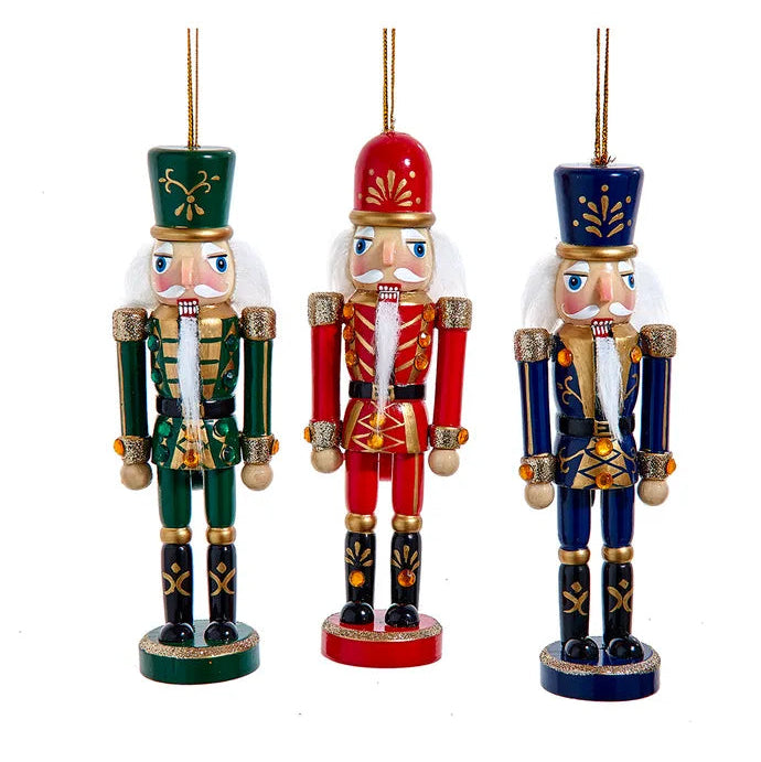 Traditional Wooden Nutcracker Ornament | Putti Christmas Decorations
