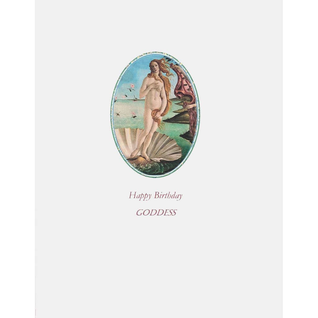 Venus Goddess Birthday Card