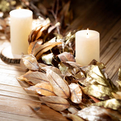 Fall Eucalyptus Leaf Garland | Putti Fall Decor