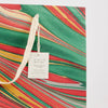 Hand Marbled Gift Bags Festive - Large