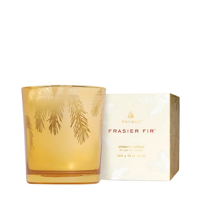 Thymes Frasier Fir Gold Poured Candle 13oz