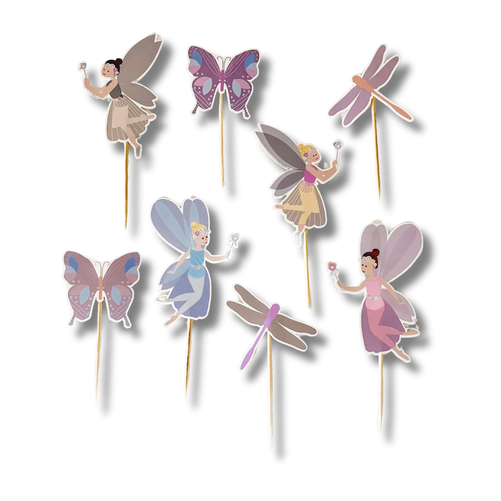 Josi James Fairy Cupcake Topper | Putti Party Supplies