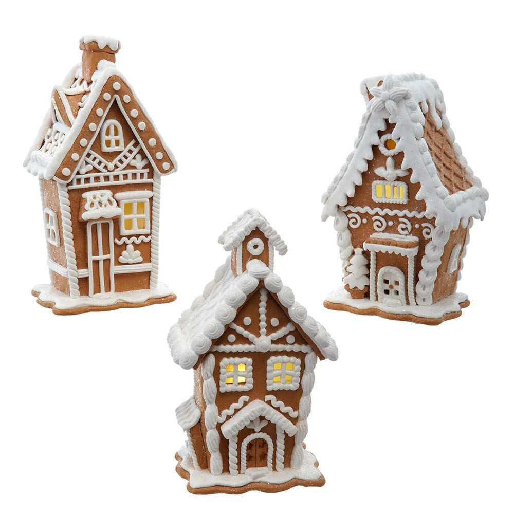 Small LED Gingerbread House | Putti Christmas Decorations