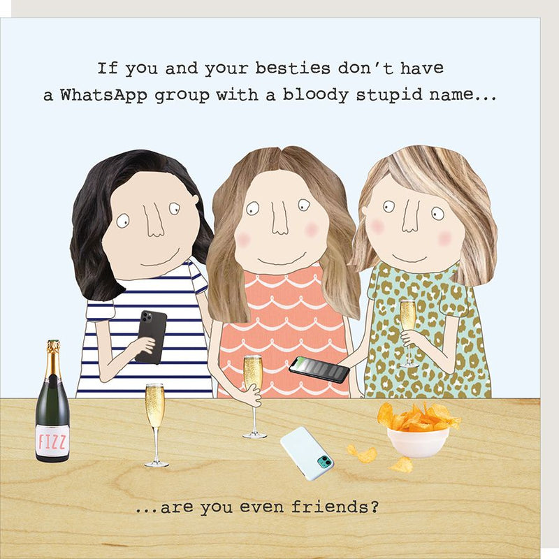 Rosie Made a Thing Greeting Card - Whatsapp Group | Putti Fine Furnishings
