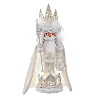 Hollywood White King LED Nutcracker | Putti Christmas Decorations