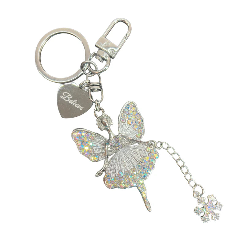 Jacqueline Kent Purse Charm Angel - Blue Frost