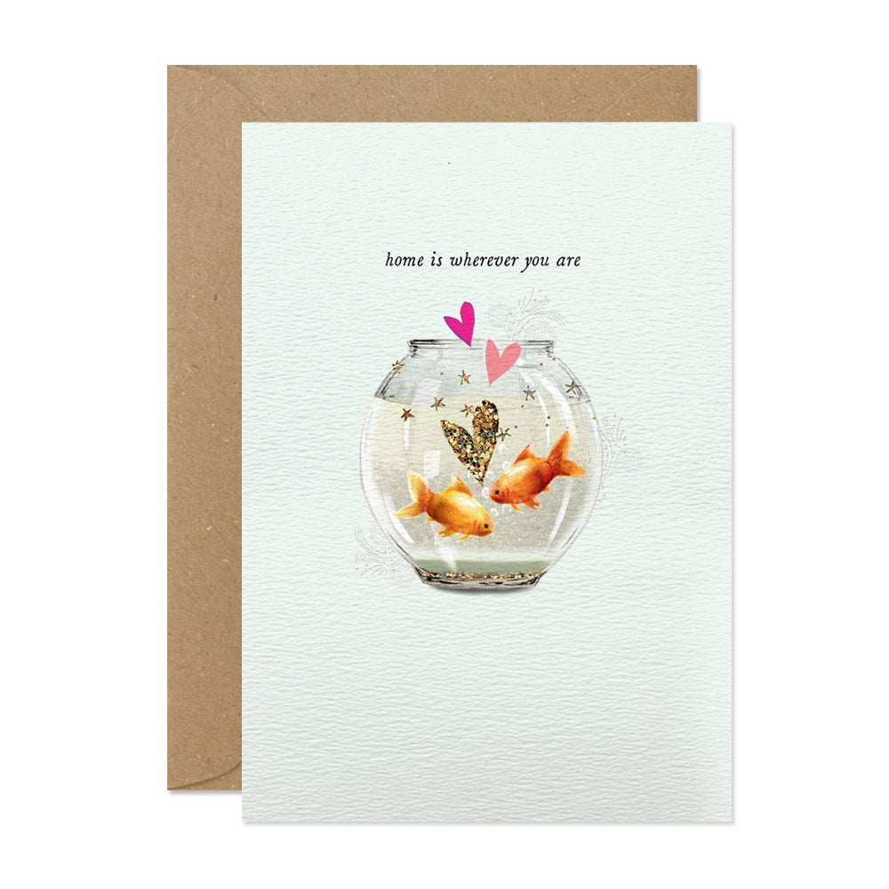 Home Is Where You Are Fish Greeting Card
