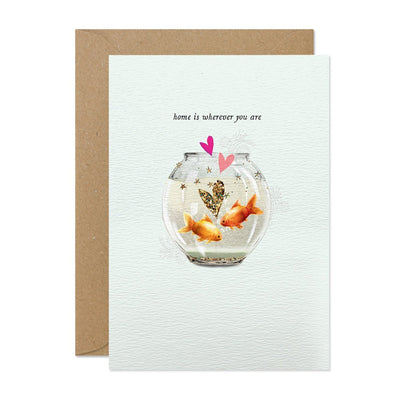 Home Is Where You Are Fish Greeting Card