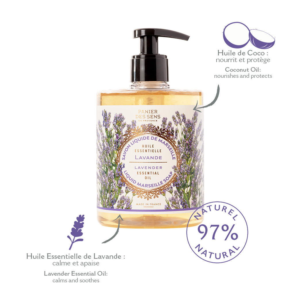 Panier des Sens Liquid Marseille soap - Lavender