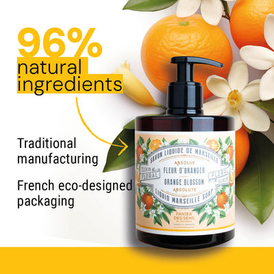 Panier des Sens Liquid Marseille Soap - Orange Blossom