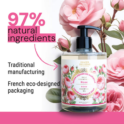 Panier des Sens Liquid Marseille soap - Rejuvenating Rose