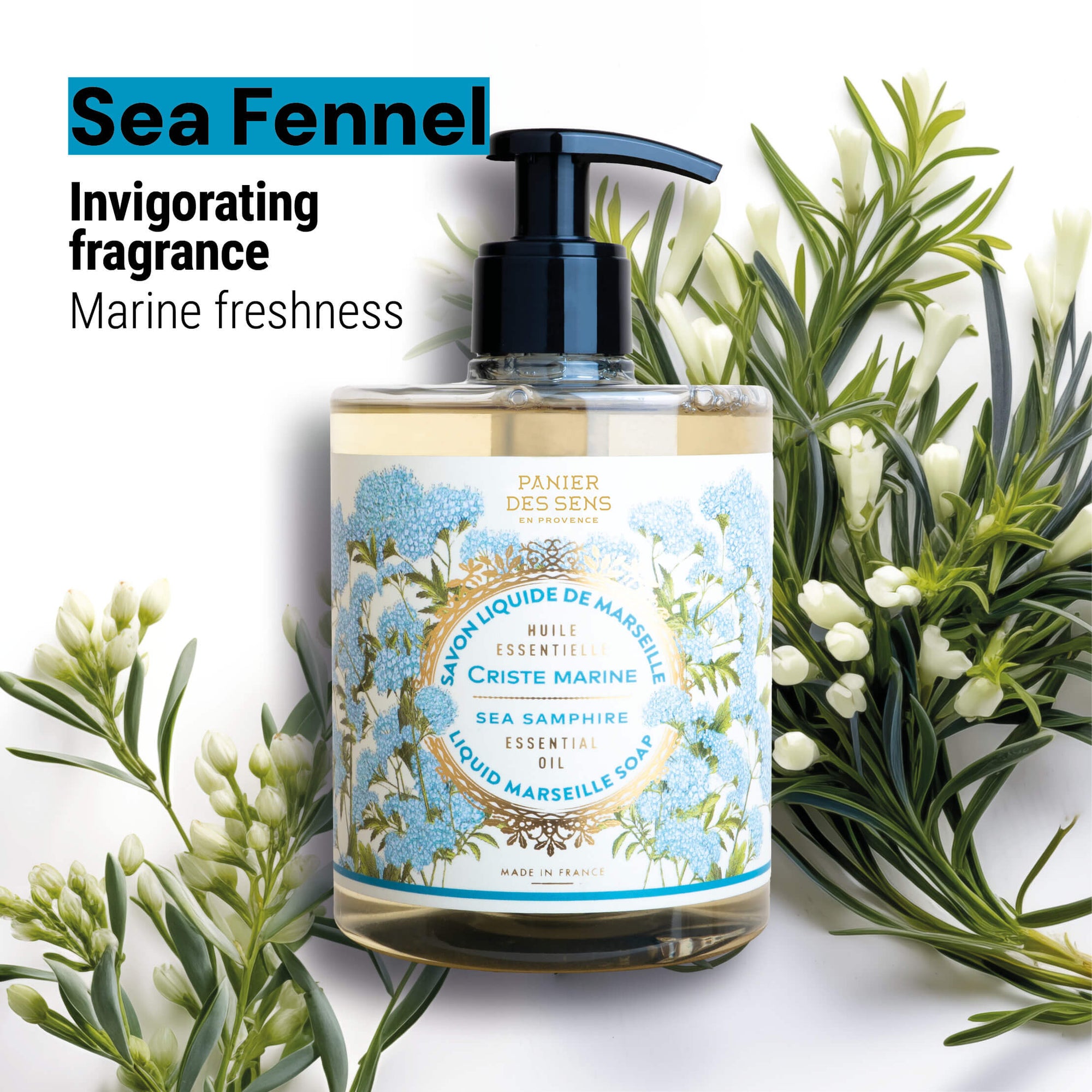 Panier des Sens Liquid Marseille Soap - Sea Samphire
