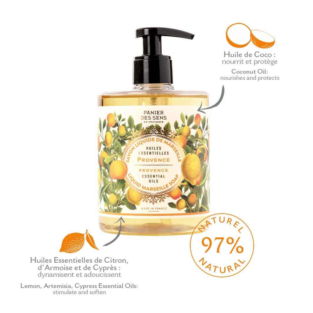Panier des Sens Liquid Marseille soap - Soothing Provence