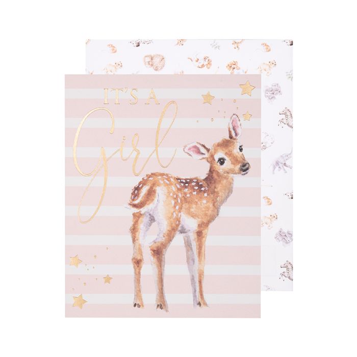 Loved Deerly "It's A Girl" Greeting Card