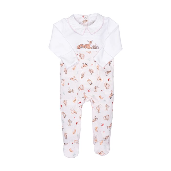 "Little Forest" Woodland Animal Baby Grow