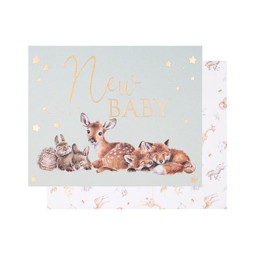 Little Forest "New Baby" Greeting Card | Le Petite Putti